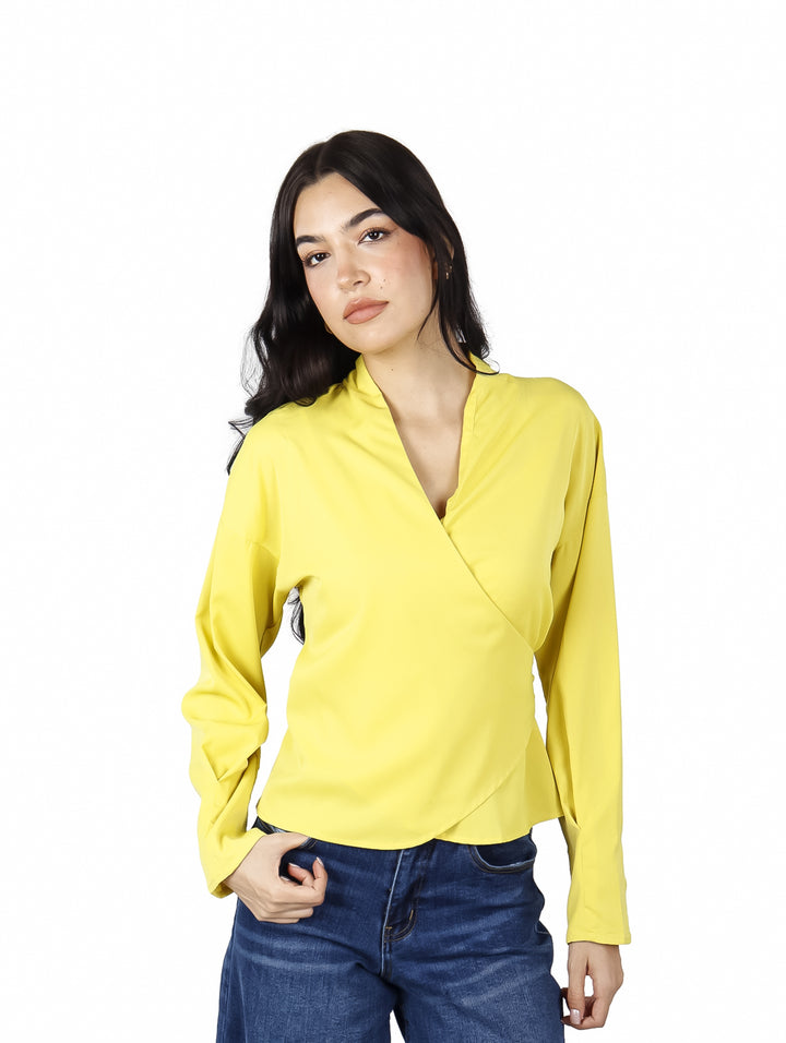Blusa ATOK Color Lima Manga Larga para Mujer
