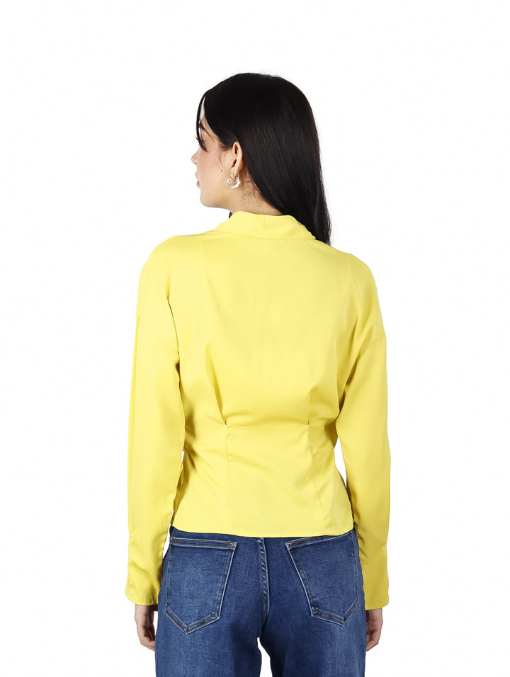Blusa ATOK Color Lima Manga Larga para Mujer