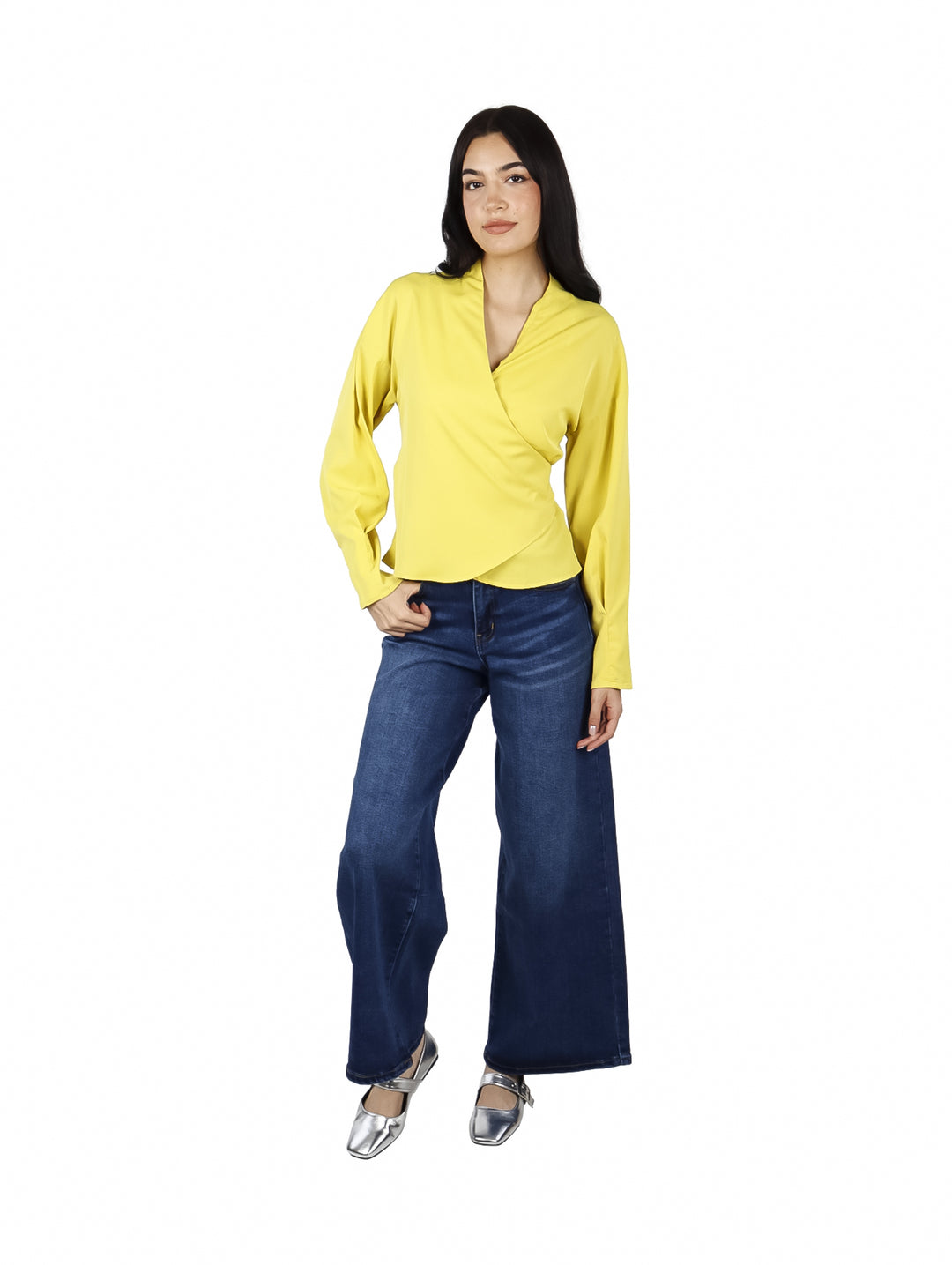 Blusa ATOK Color Lima Manga Larga para Mujer