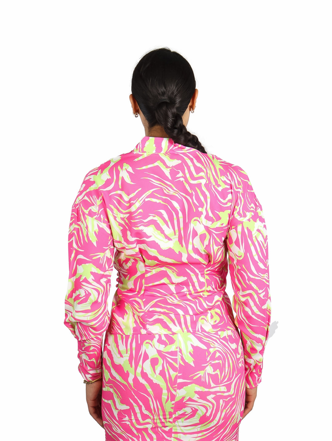 Blusa ATOK Rosa con Cruce para Mujer