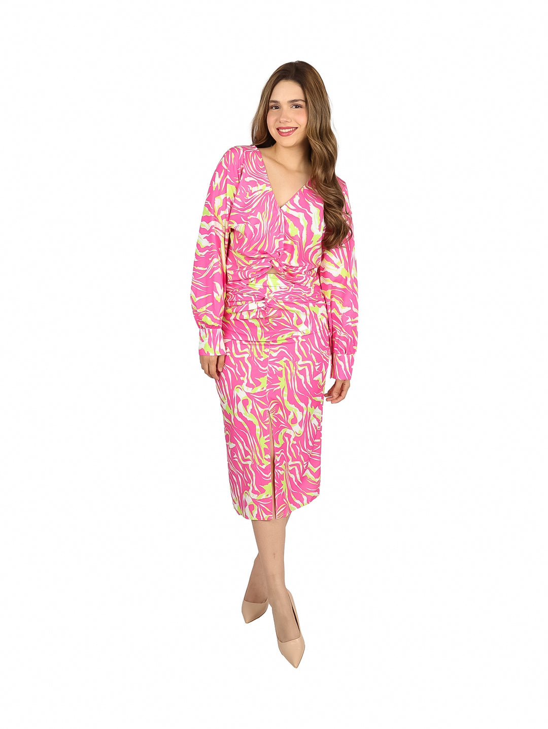 Blusa Corta ATOK Rosa para Mujer