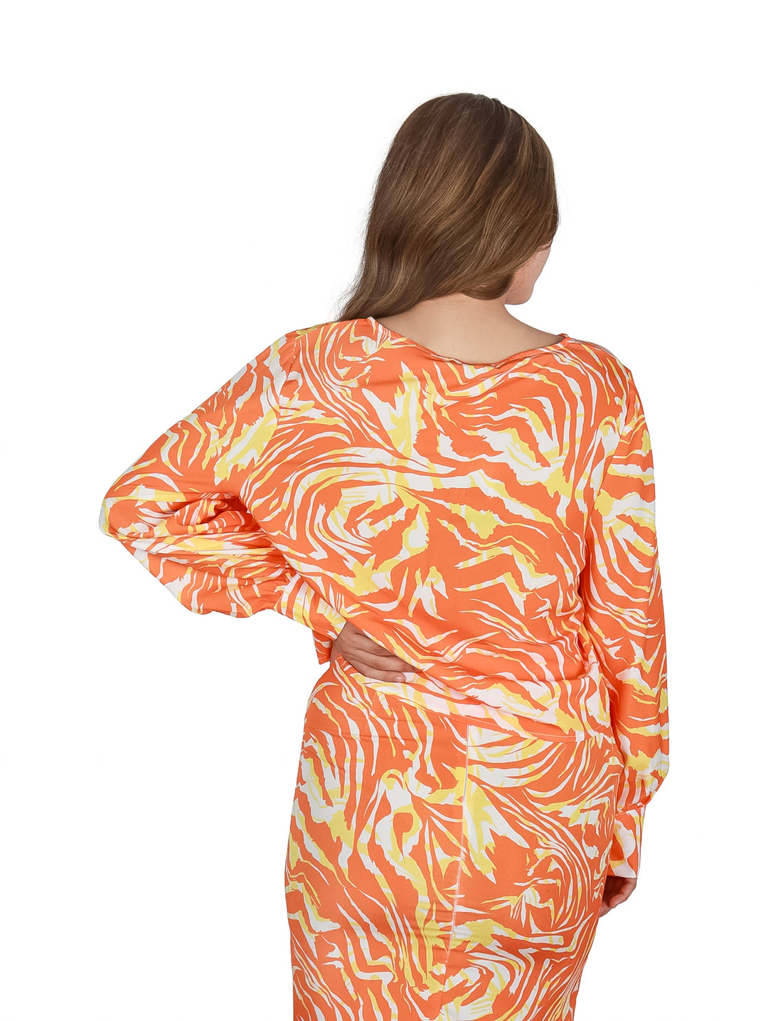 Blusa Corta ATOK Color Naranja para Mujer