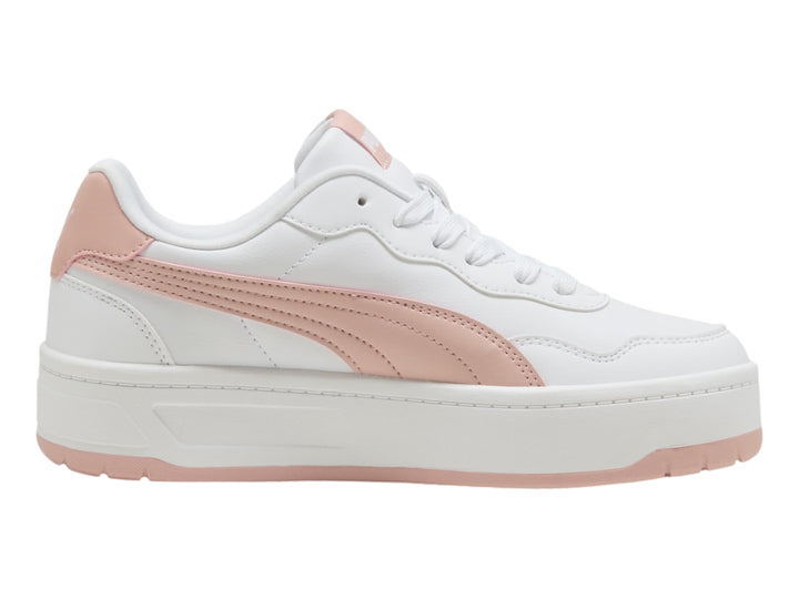 Tenis PUMA Court Lally Skye Blanco y Rosa para Mujer
