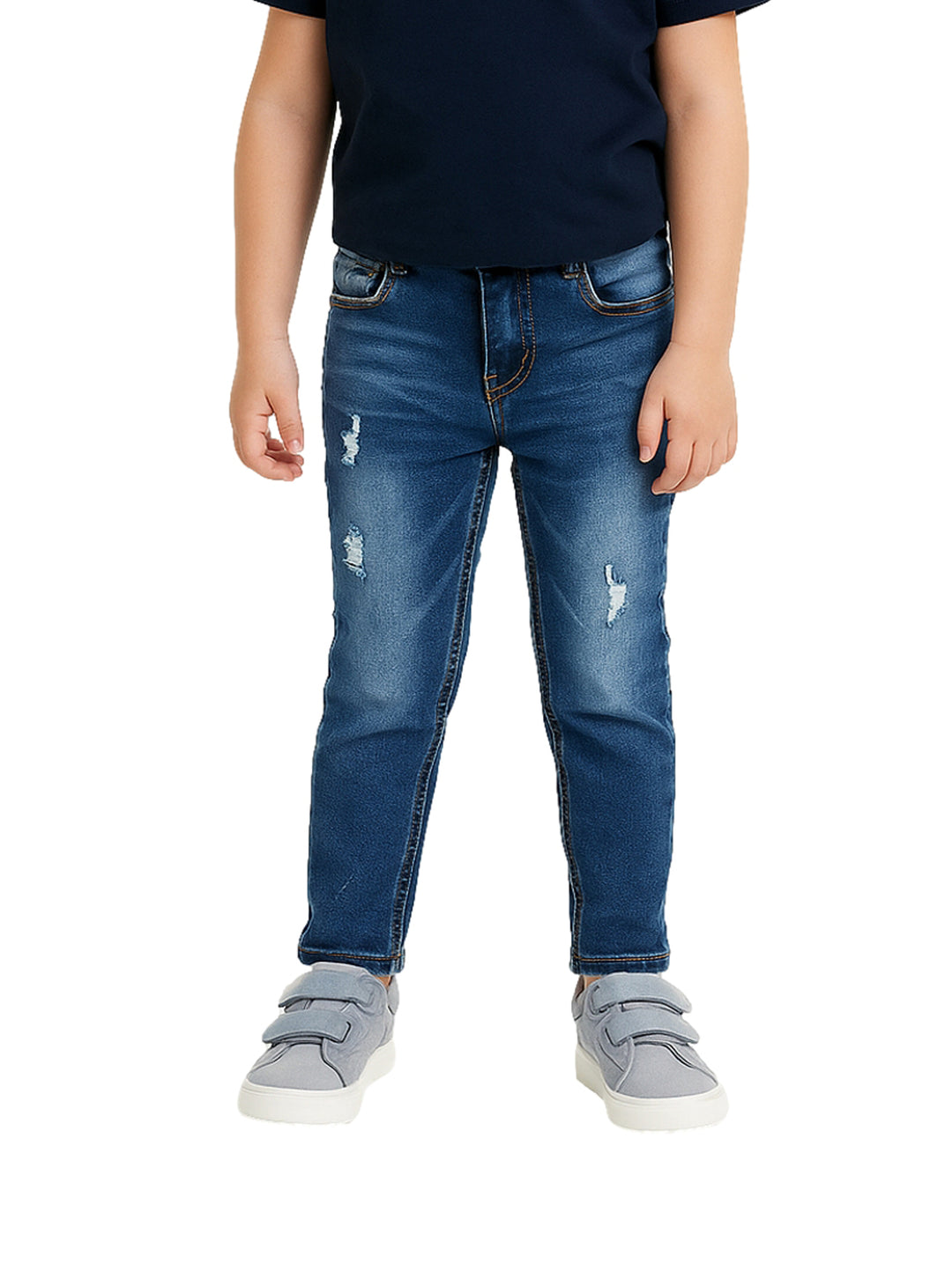 Jeans ATOK Azul Denim Rasgado para Nino