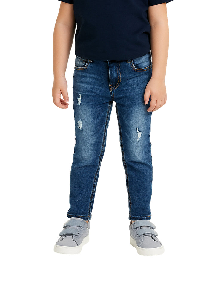 Jeans ATOK Azul Denim Rasgado para Nino