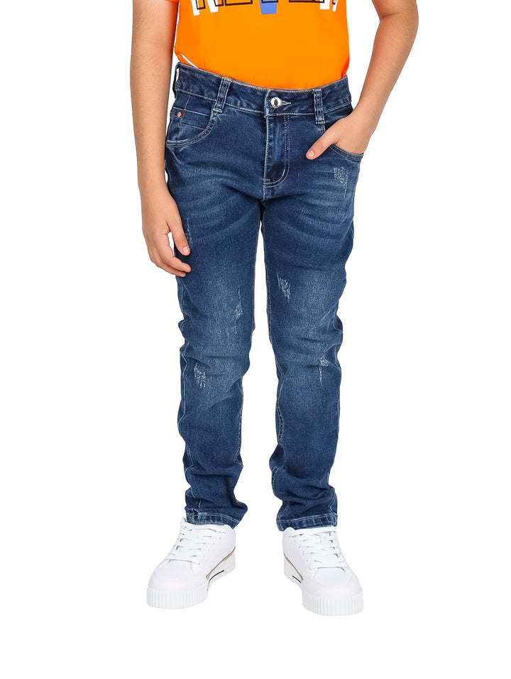 Jeans ATOK Rectos Azul Denim para Nino