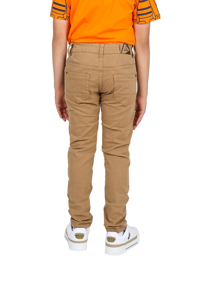 Pantalones Chinos ATOK Color Camel para Nino