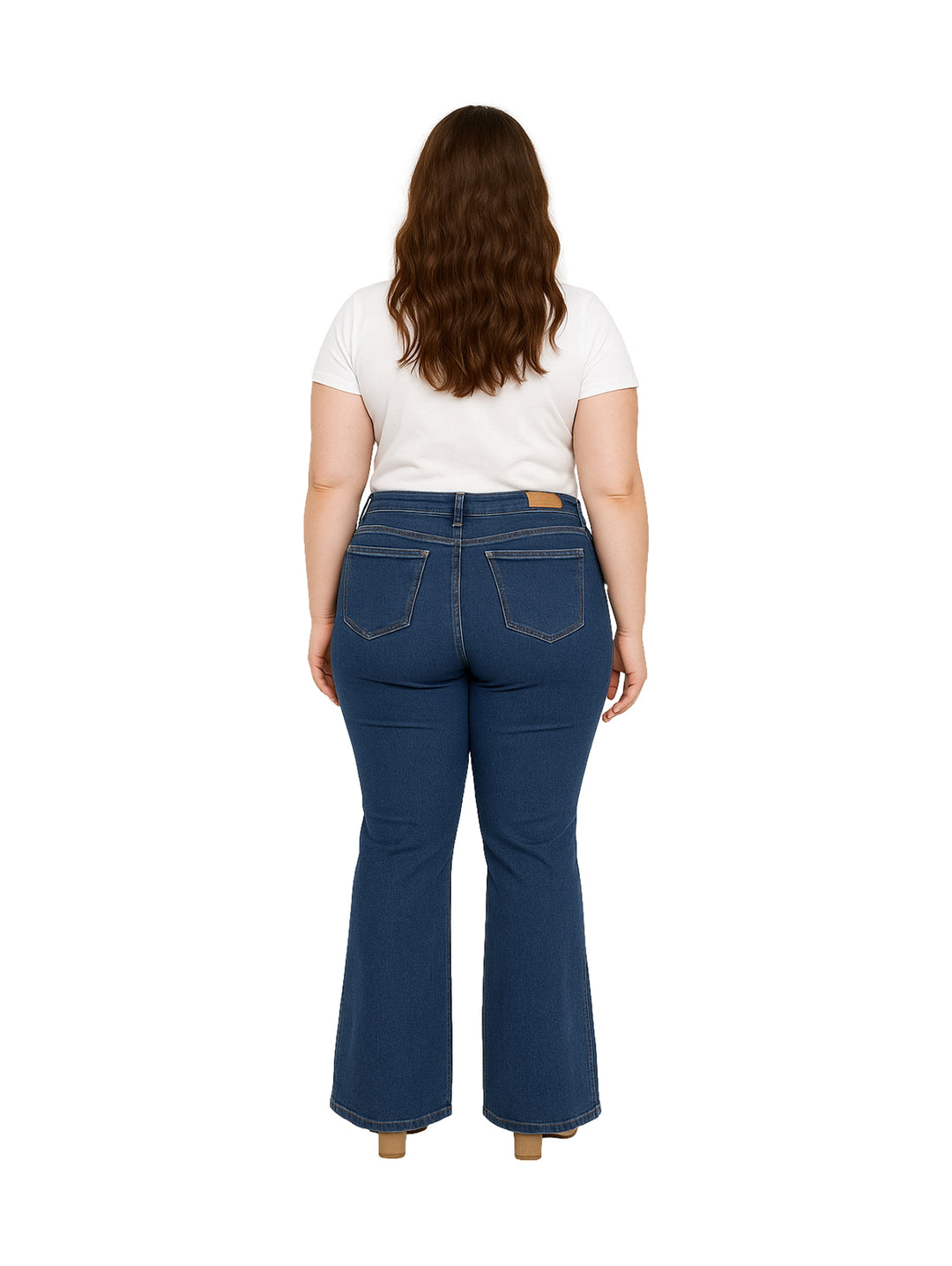 Jeans Campana Dolce and Amaro Color Stone para Mujer