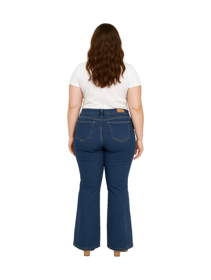 Jeans Campana Dolce and Amaro Color Stone para Mujer