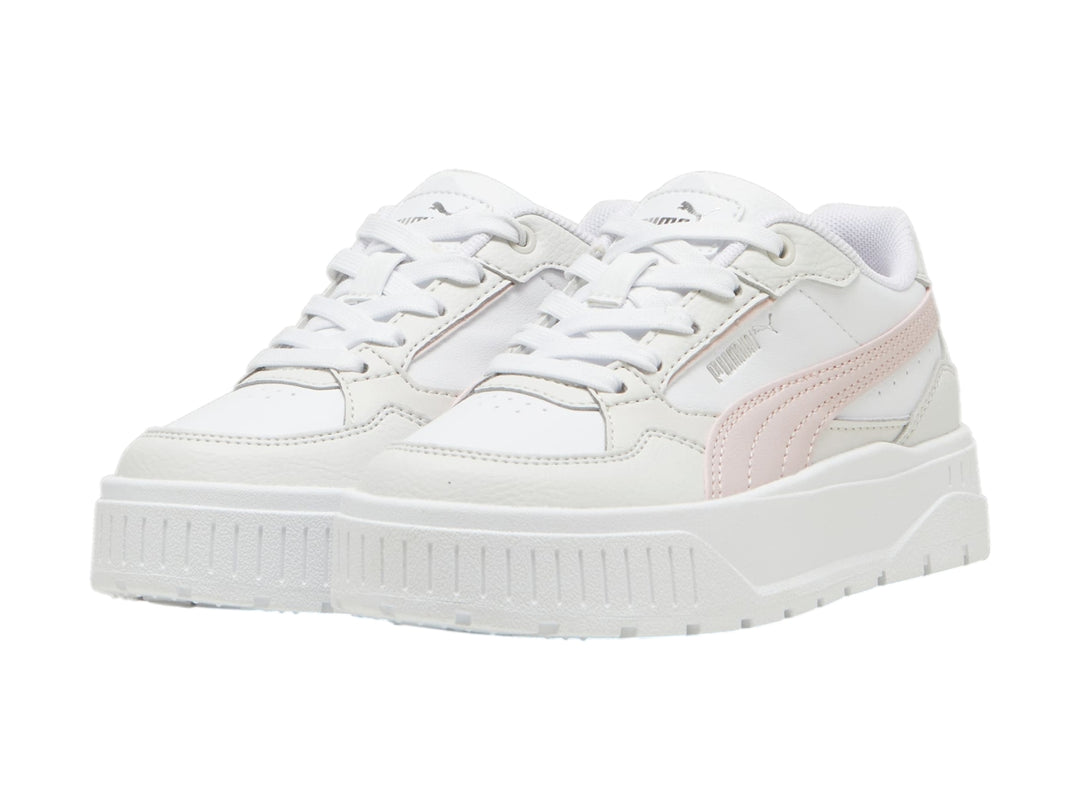 Tenis PUMA Carmen II Idol Blanco y Rosa para Niña