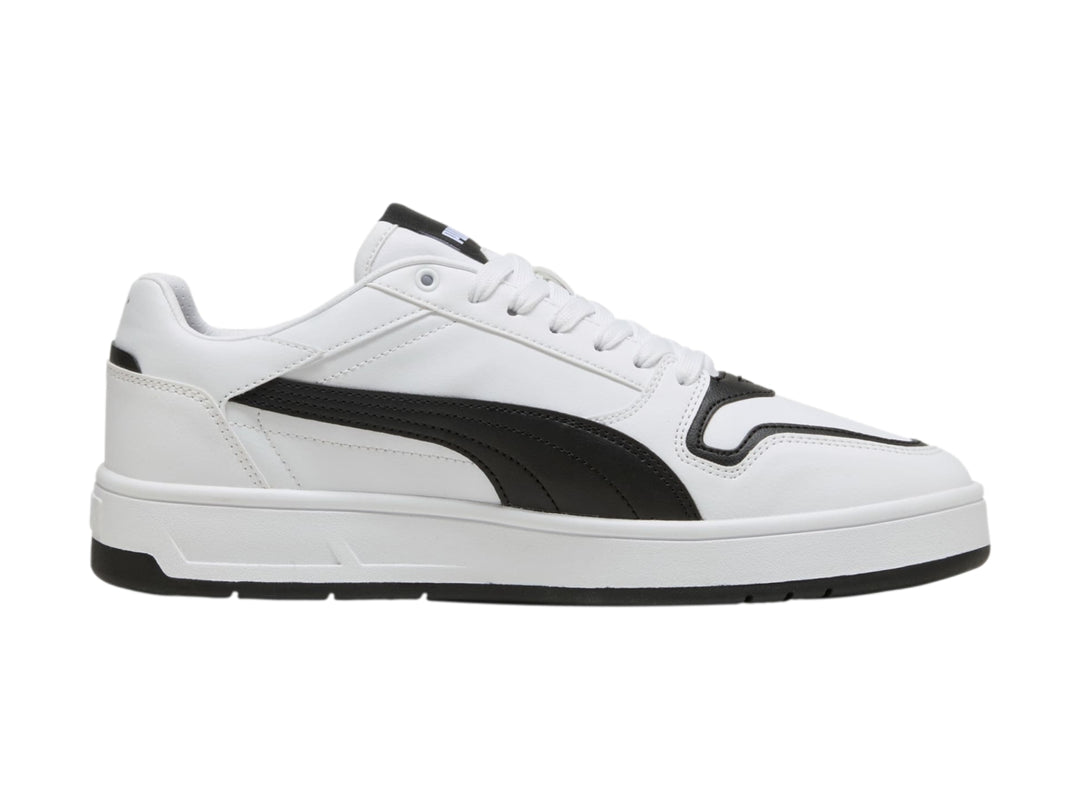 Tenis PUMA Court Classic Street Blanco y Negro para Hombre