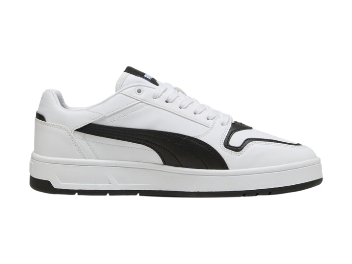 Tenis PUMA Court Classic Street Blanco y Negro para Hombre