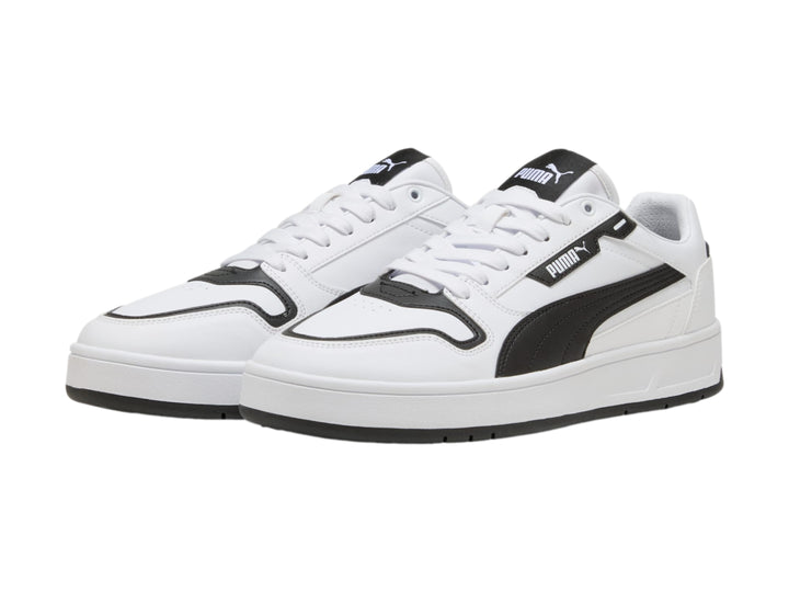 Tenis PUMA Court Classic Street Blanco y Negro para Hombre