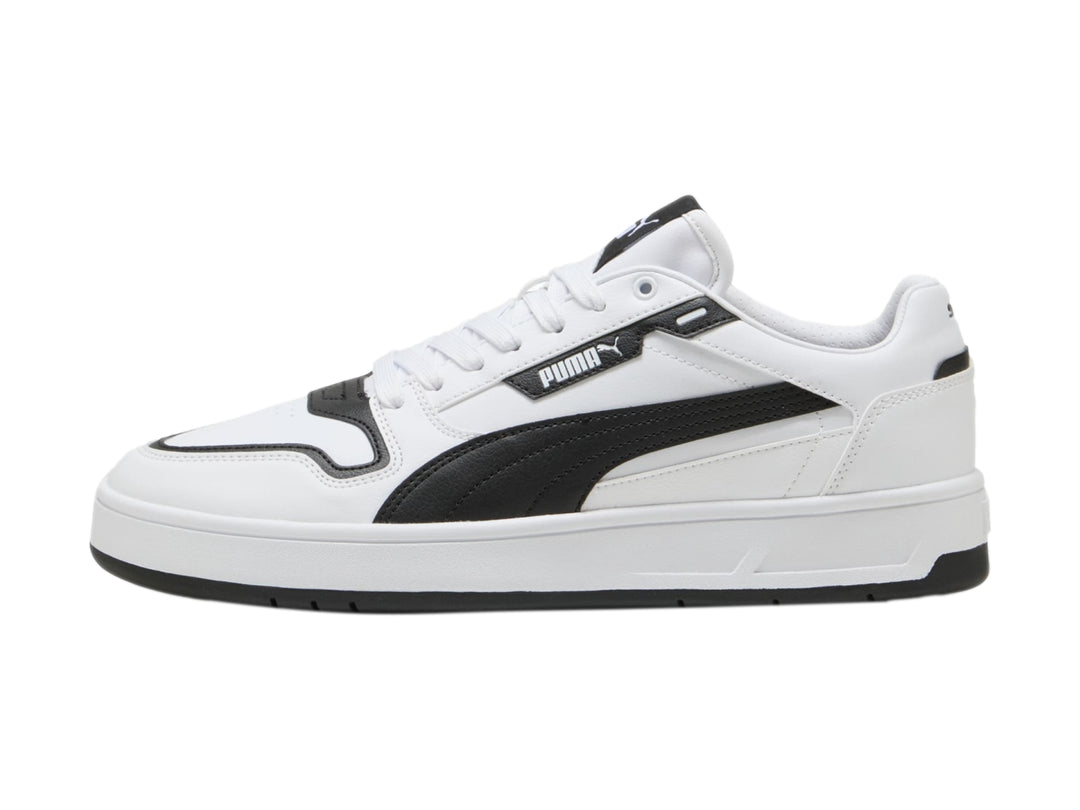 Tenis PUMA Court Classic Street Blanco y Negro para Hombre