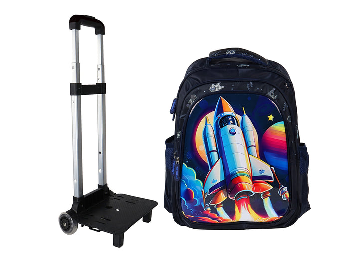 Mochila Terry Cohete Azul para Niño