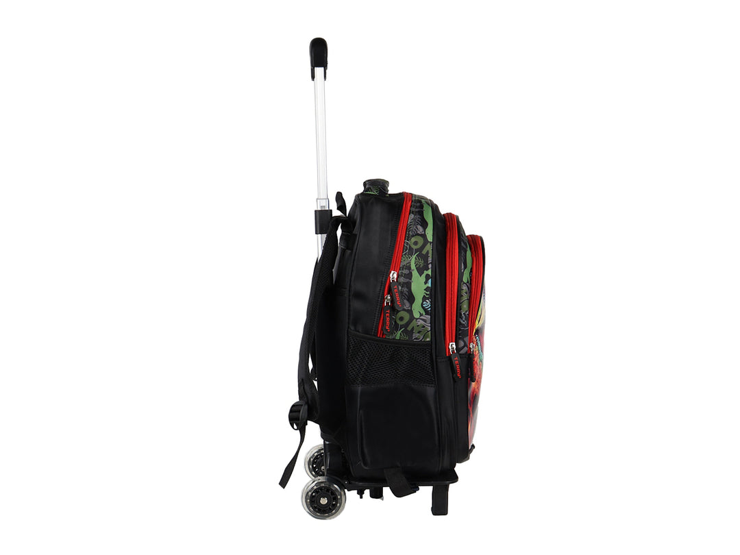 Mochila Terry Dinosaurio Rojo para Niño