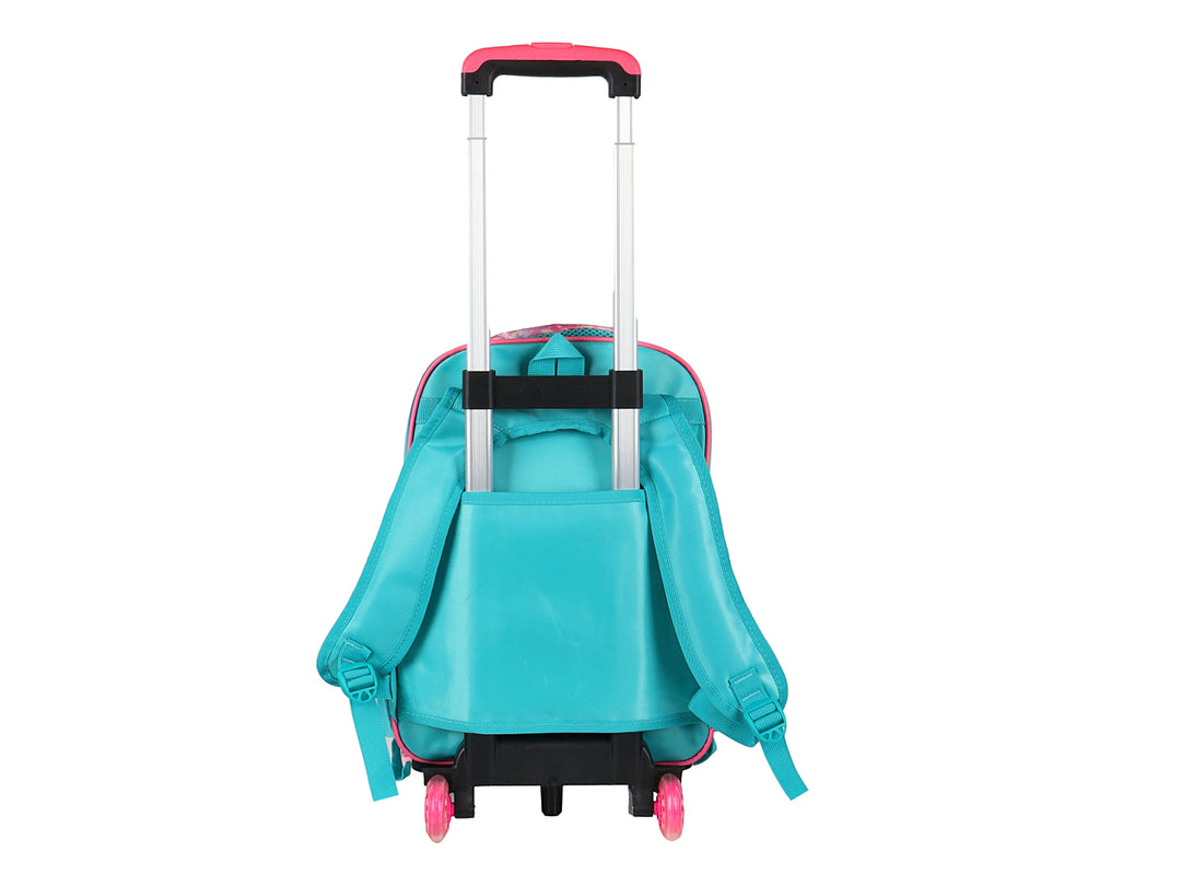 Mochila Rodante Terry Sirena Aqua para Niña