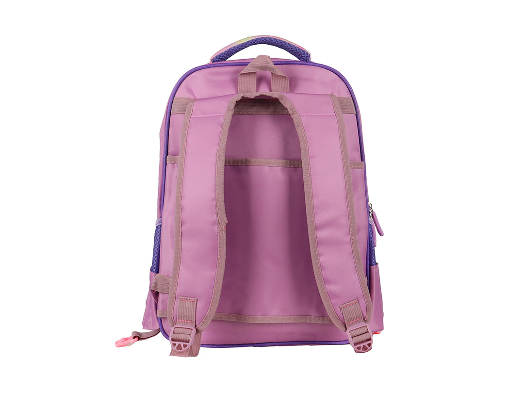 Mochila Terry Unicornio Lila Rodante para Niña