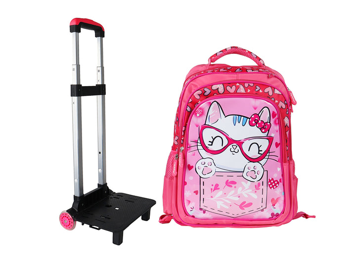Mochila Terry Gatita Rosa para Niña