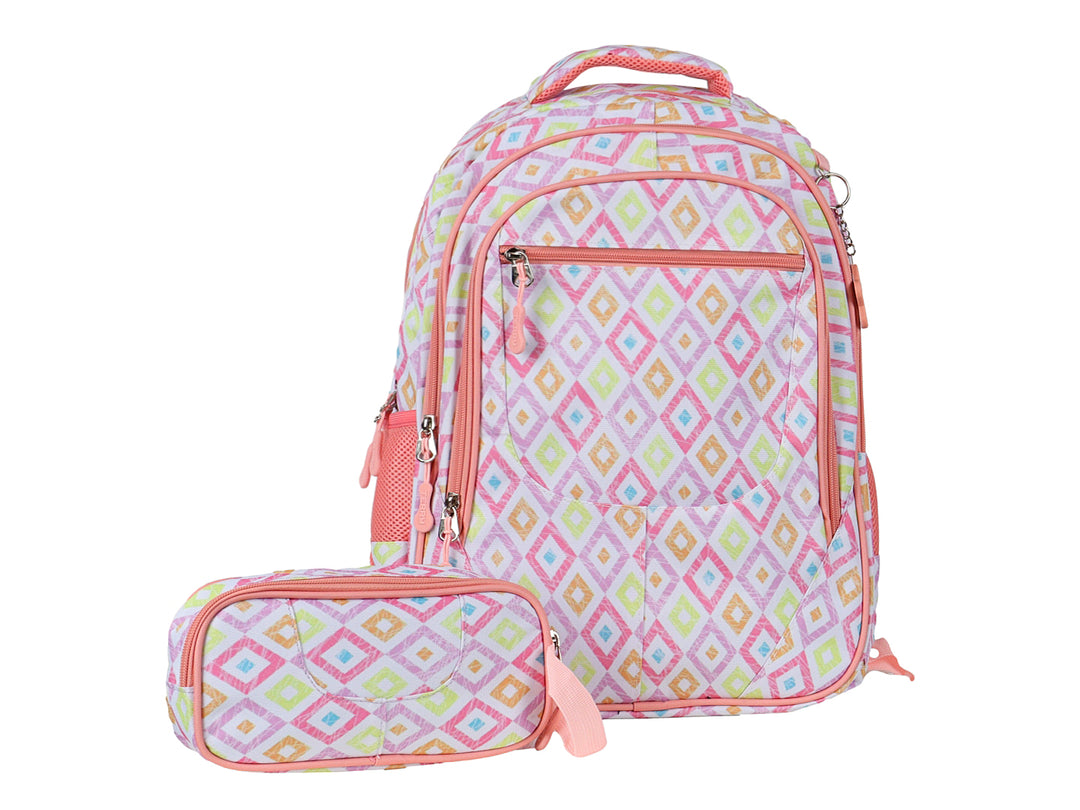 Mochila Escolar Terry Multicolor para Niña
