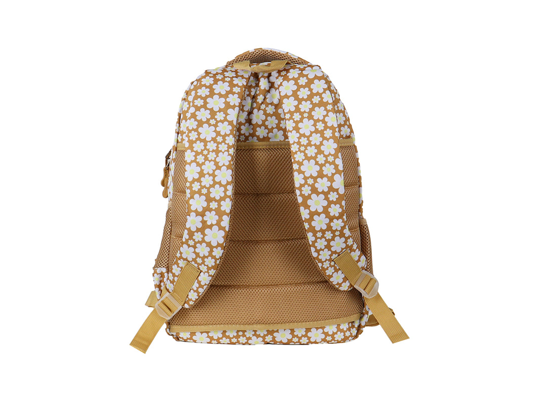 Mochila Rodante Terry Amarillo para Niña