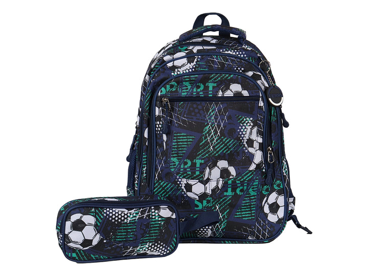 Mochila Rodante Terry Balones Azul para Nino