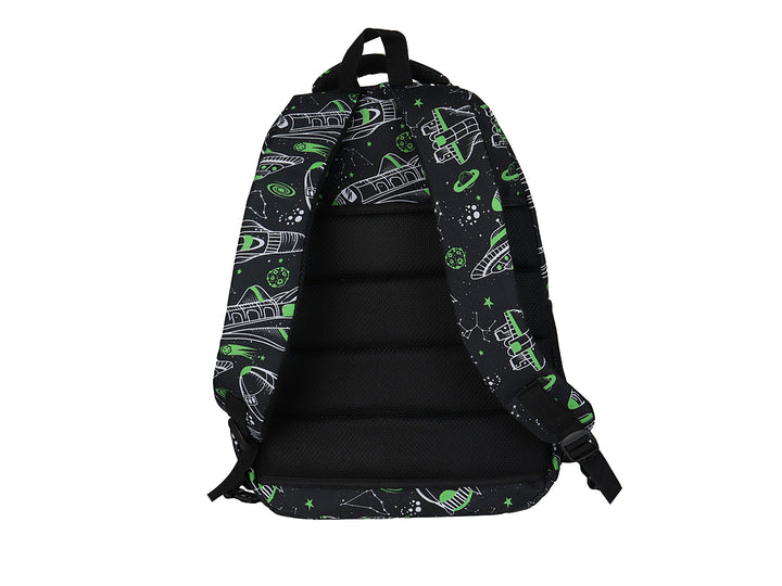 Mochila Terry Nave Espacial Verde/Negro para Nino