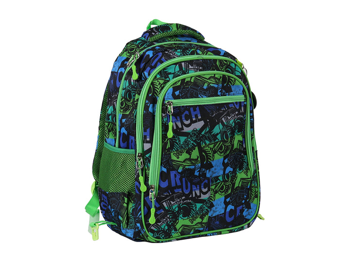 Mochila Terry Camioneta Verde para Nino