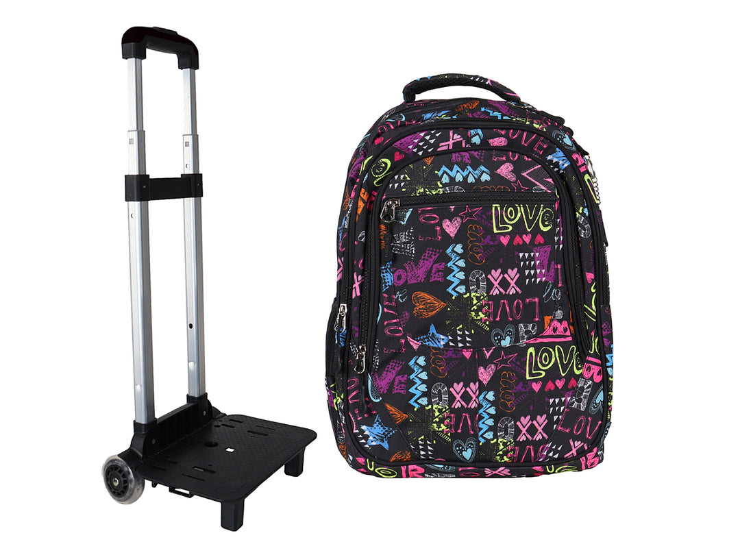 Mochila Rodante Terry Multicolor para Niña