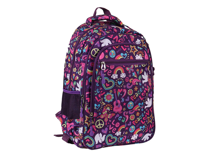 Mochila Rodante Terry Lila para Niña