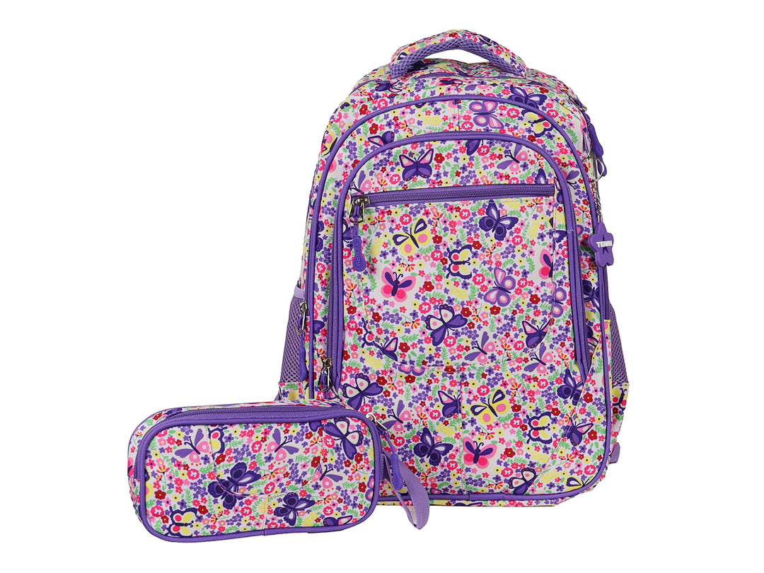 Mochila Rodante Terry Multicolor para Niña
