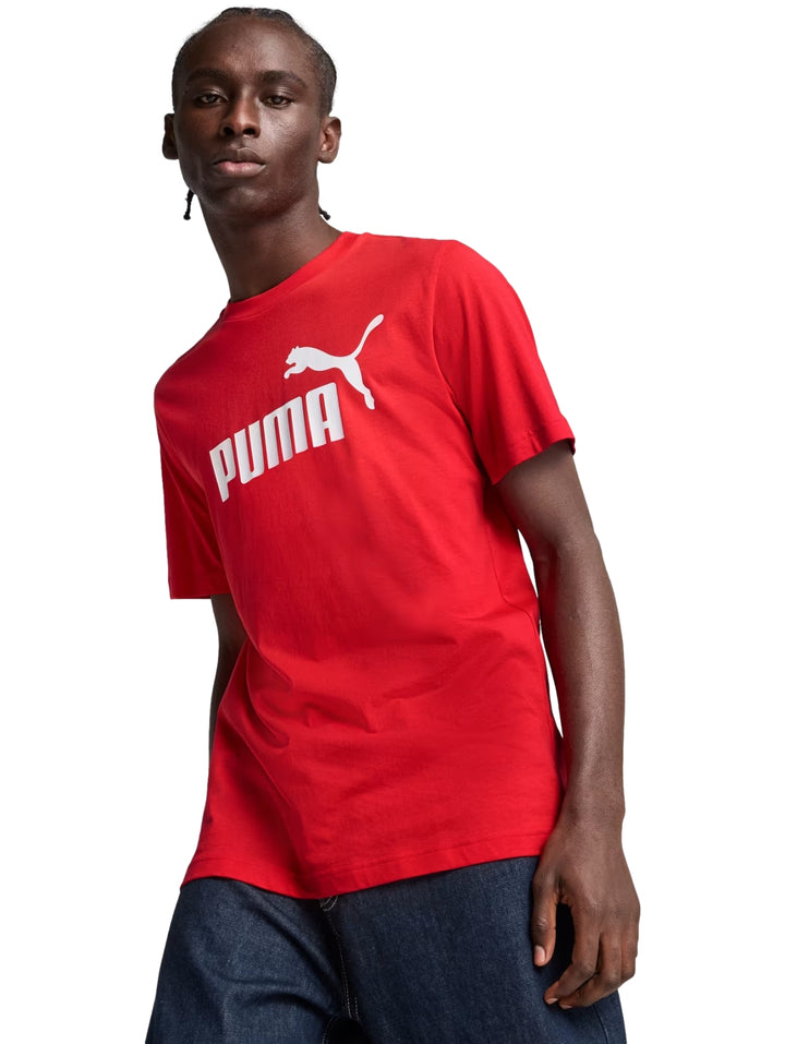 Playera PUMA Ess N 1 Logo Rojo para Hombre