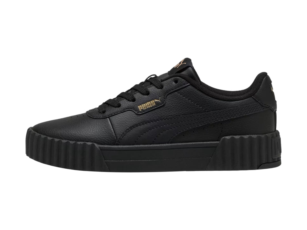 Tenis PUMA Carina 3.0 Negro con Dorado para Mujer