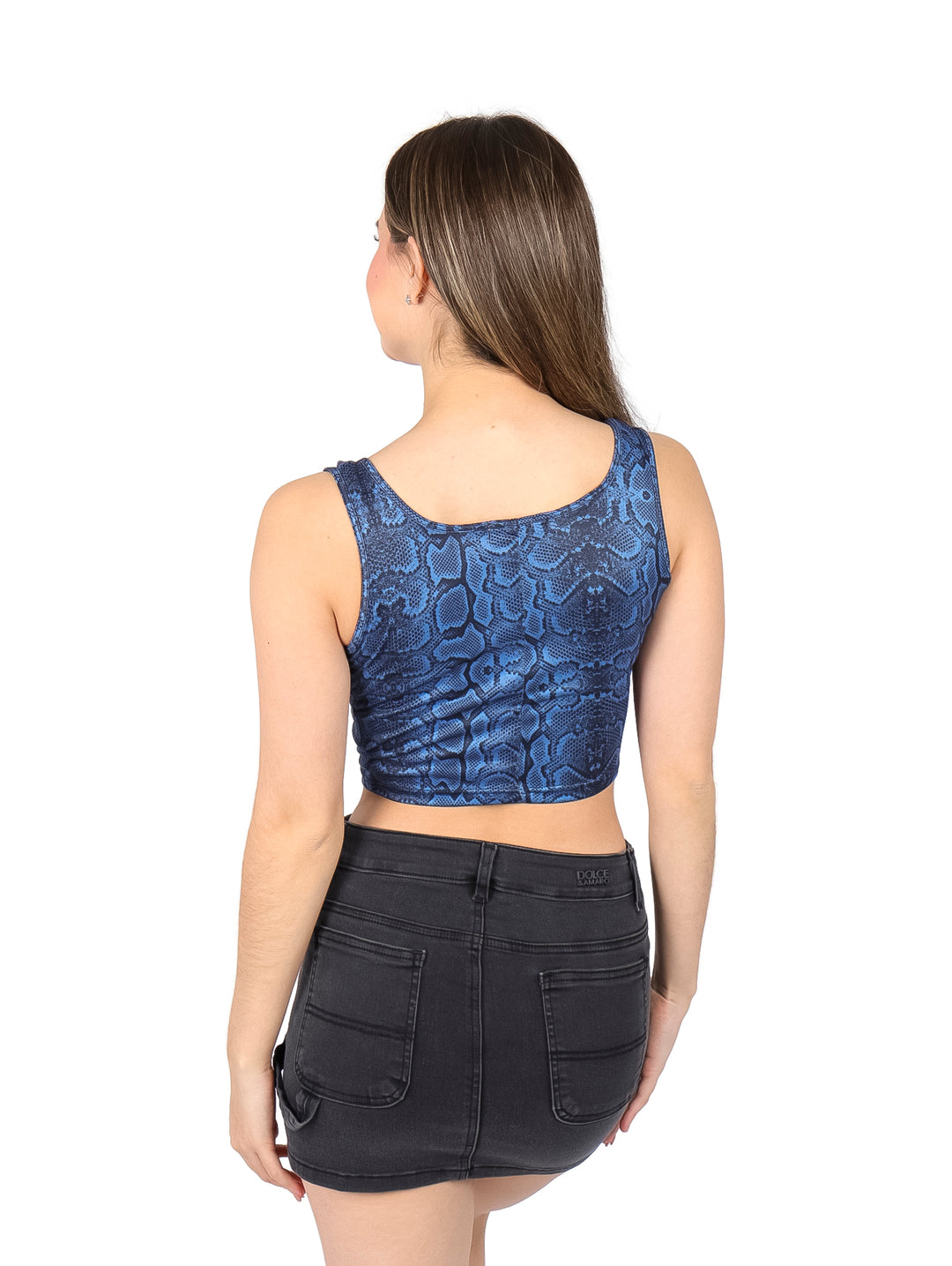 Blusa Juliana Favela Azul para Mujer