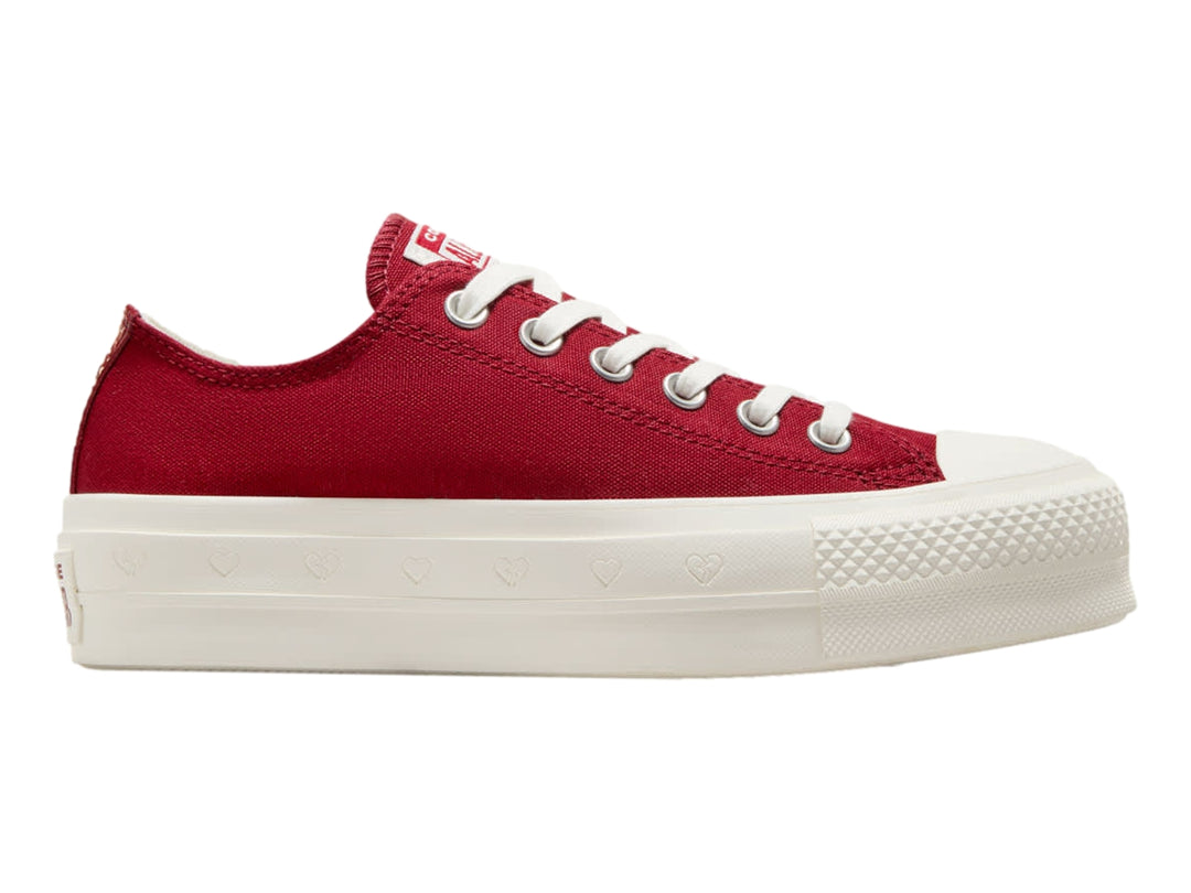 Tenis Converse San Valentín Rosas Rojo para Mujer