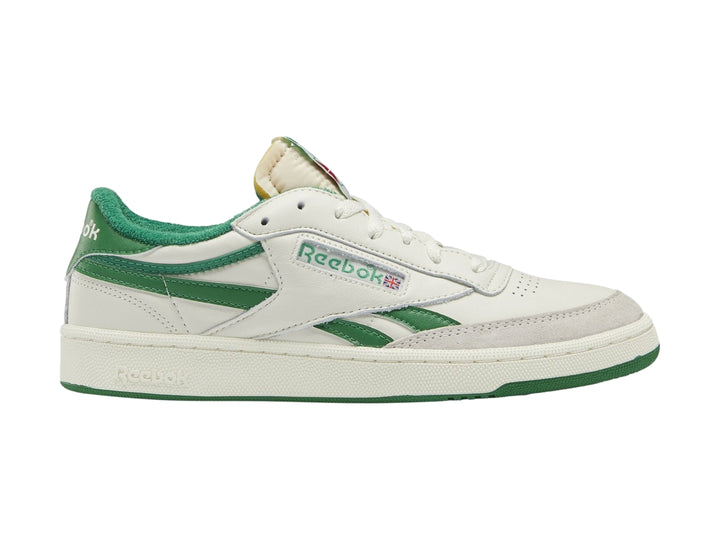 Tenis Reebok Club C Revenge Vintage Blanco y Verde para Hombre