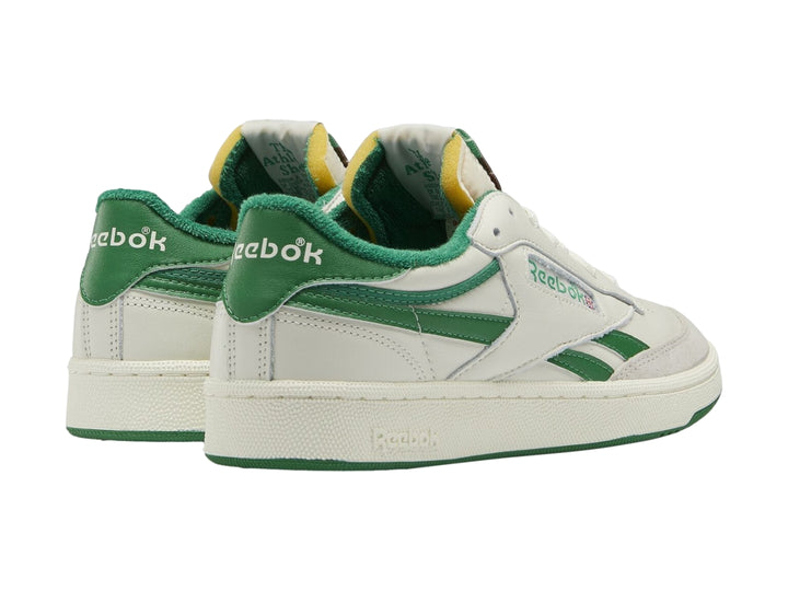 Tenis Reebok Club C Revenge Vintage Blanco y Verde para Hombre