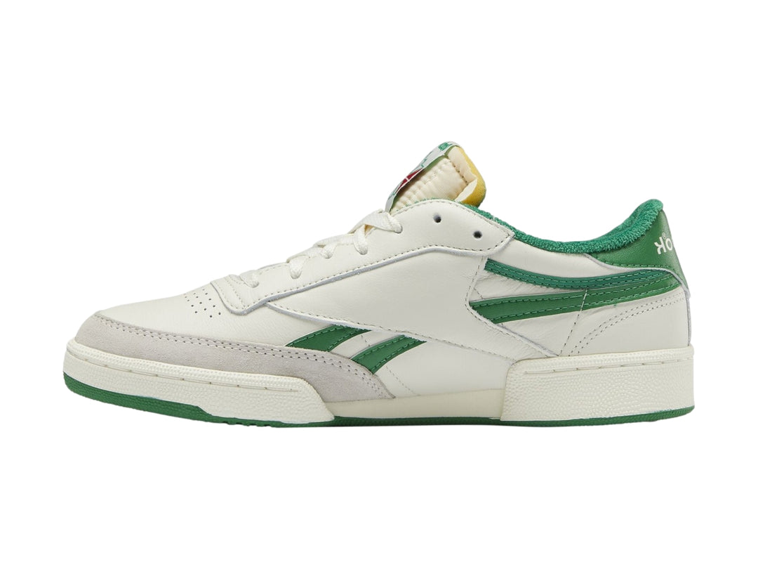 Tenis Reebok Club C Revenge Vintage Blanco y Verde para Hombre