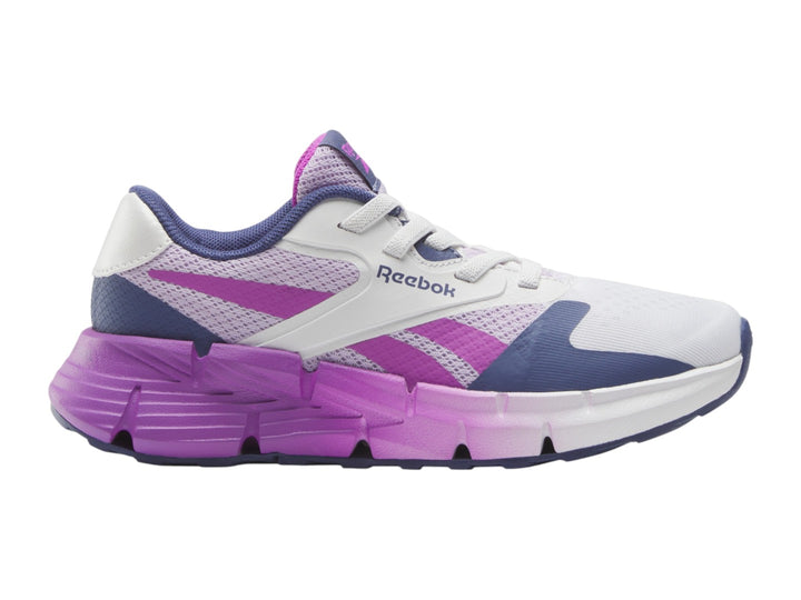 Tenis Reebok Zig Dynamica 5 Blanco y Morado para Niña