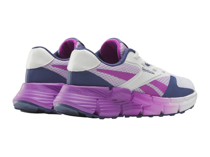 Tenis Reebok Zig Dynamica 5 Blanco y Morado para Niña