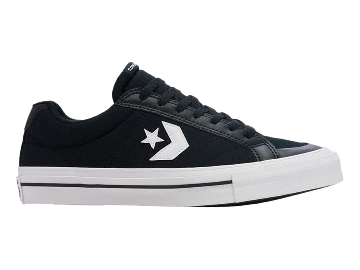 Tenis Converse Sport Casual en color negro con suela y logotipo lateral en blanco.