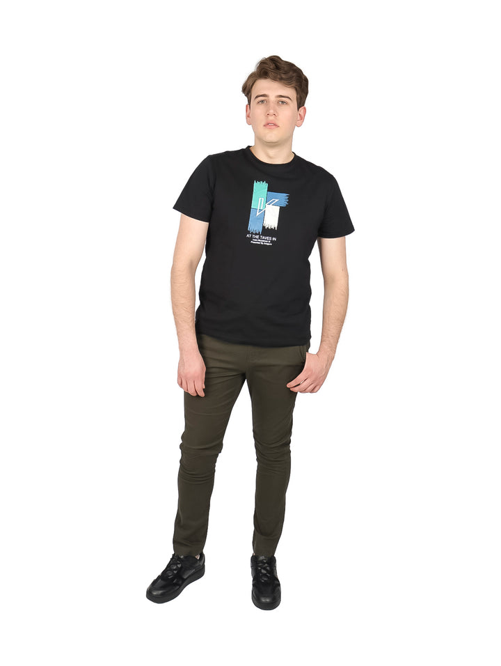 Playera NYD Jeans Manga Corta Negro para Hombre