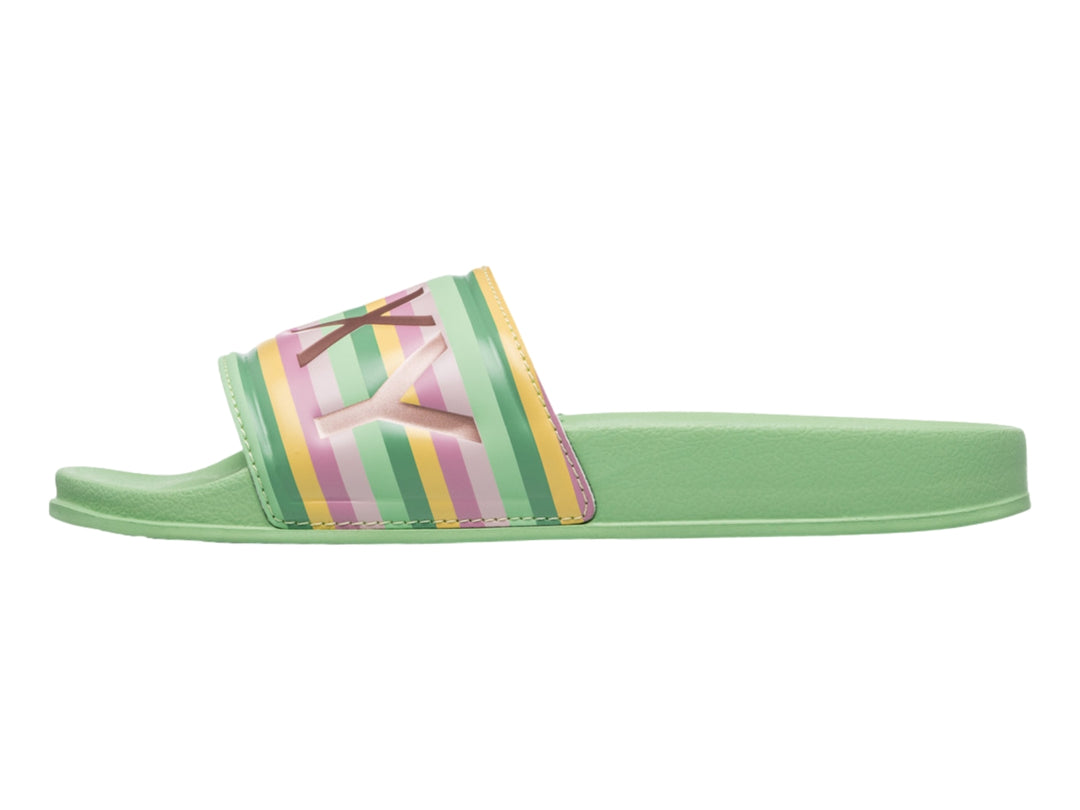 Sandalias Roxy Slippy II Verde Rayas para Mujer