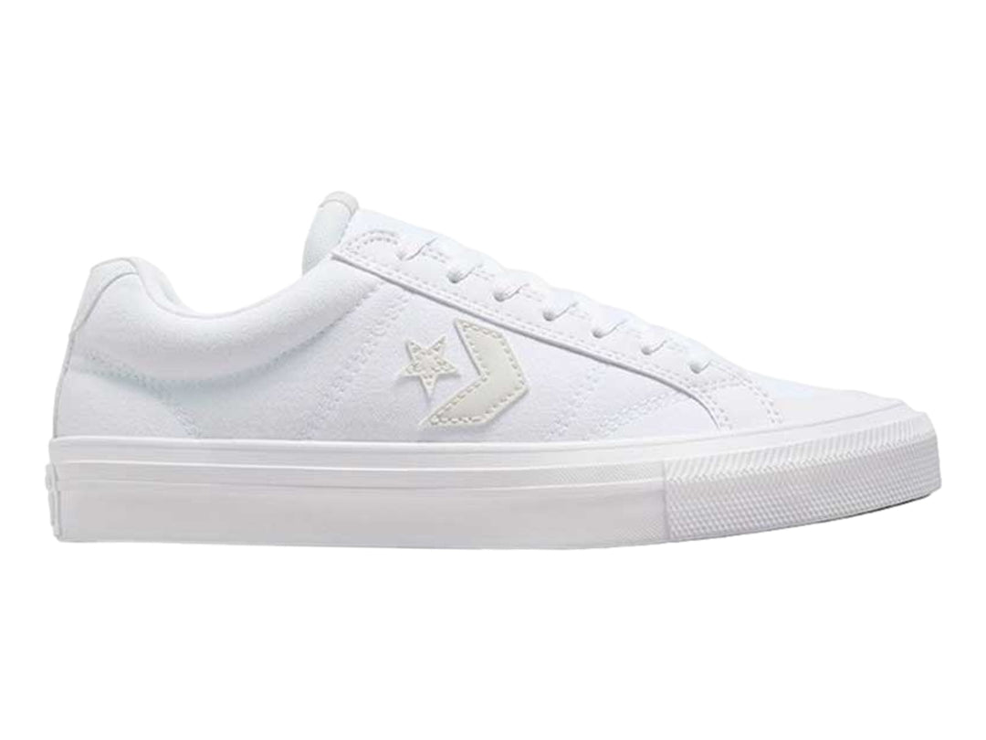 Tenis Converse deportivos casuales en color blanco total para niños.