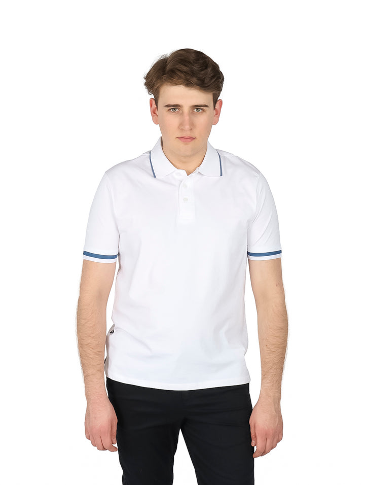 Playera Polo NYD Jeans Blanca para Hombre