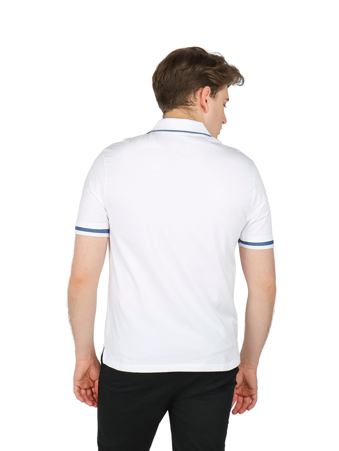 Playera Polo NYD Jeans Blanca para Hombre