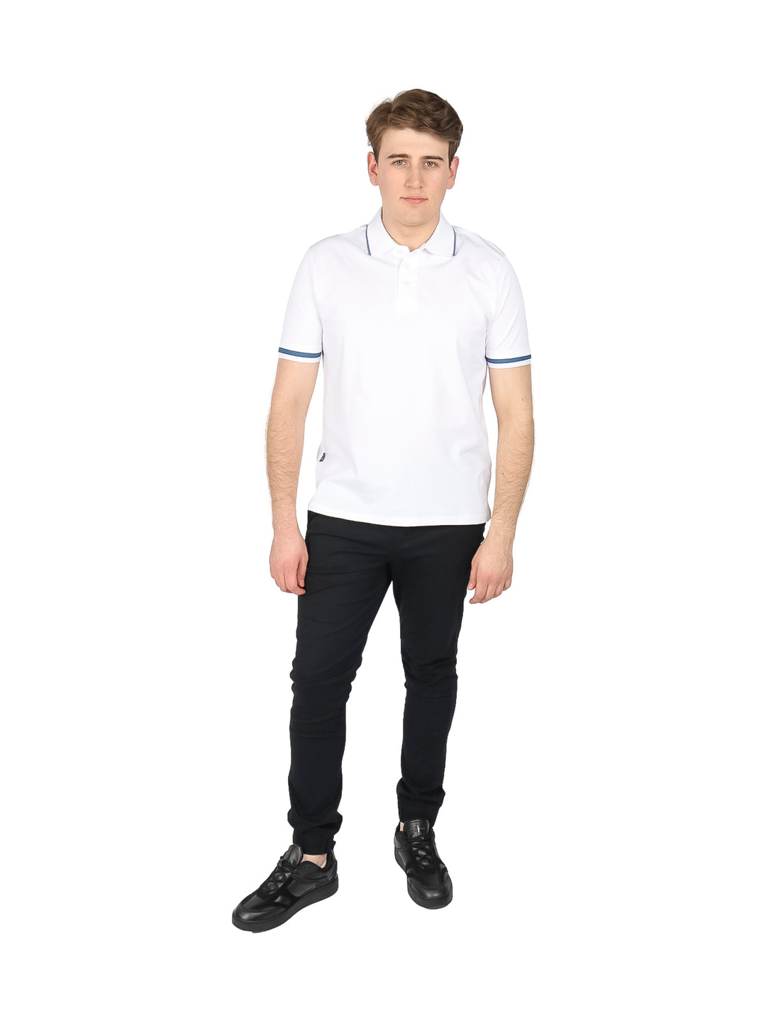 Playera Polo NYD Jeans Blanca para Hombre