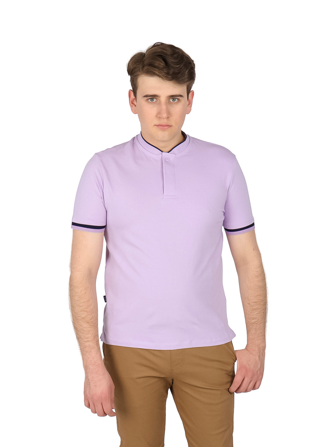 Playera Polo NYD Jeans Color Lavanda para Hombre