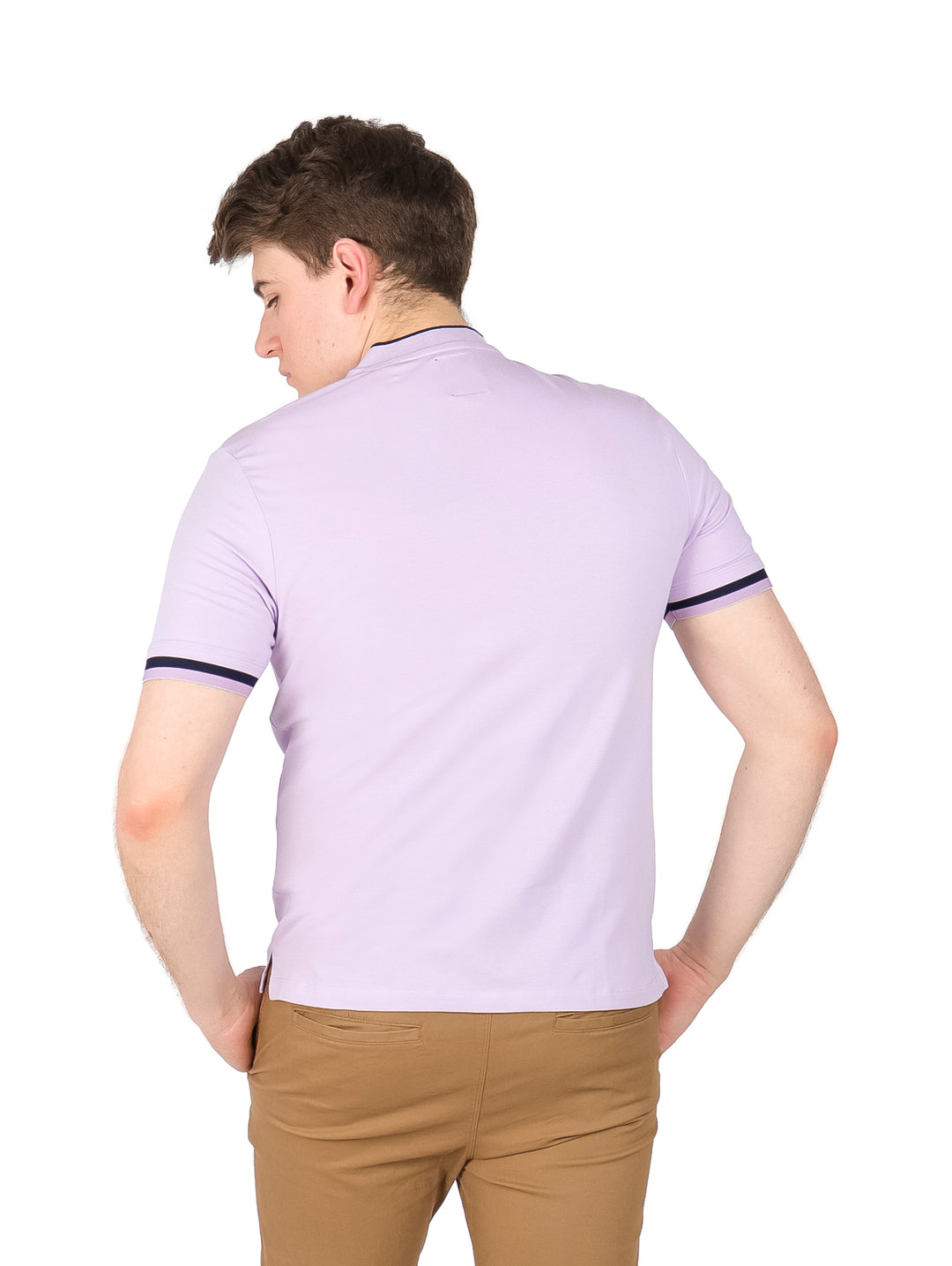 Playera Polo NYD Jeans Color Lavanda para Hombre