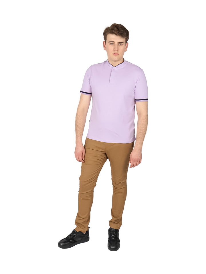 Playera Polo NYD Jeans Color Lavanda para Hombre